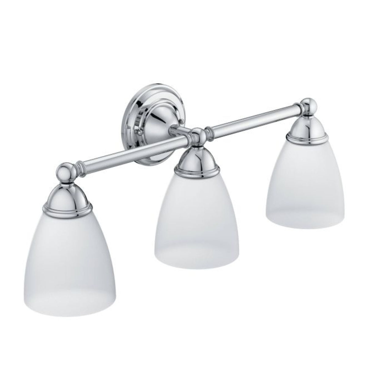 Moen YB2263CH Brantford Triple Globe Bath Light, Bright Chrome