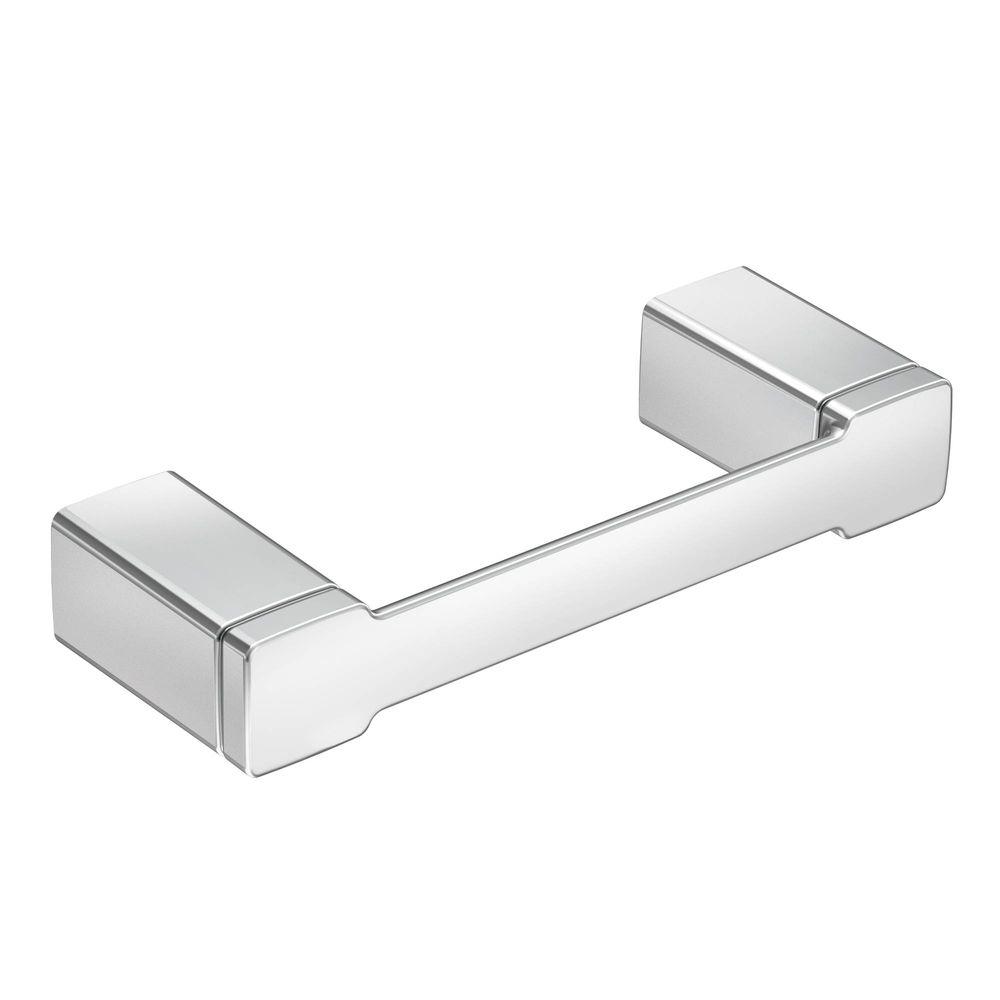 Moen YB8808CH 90 Degree Pivoting Toilet Paper Holder, Bright Chrome