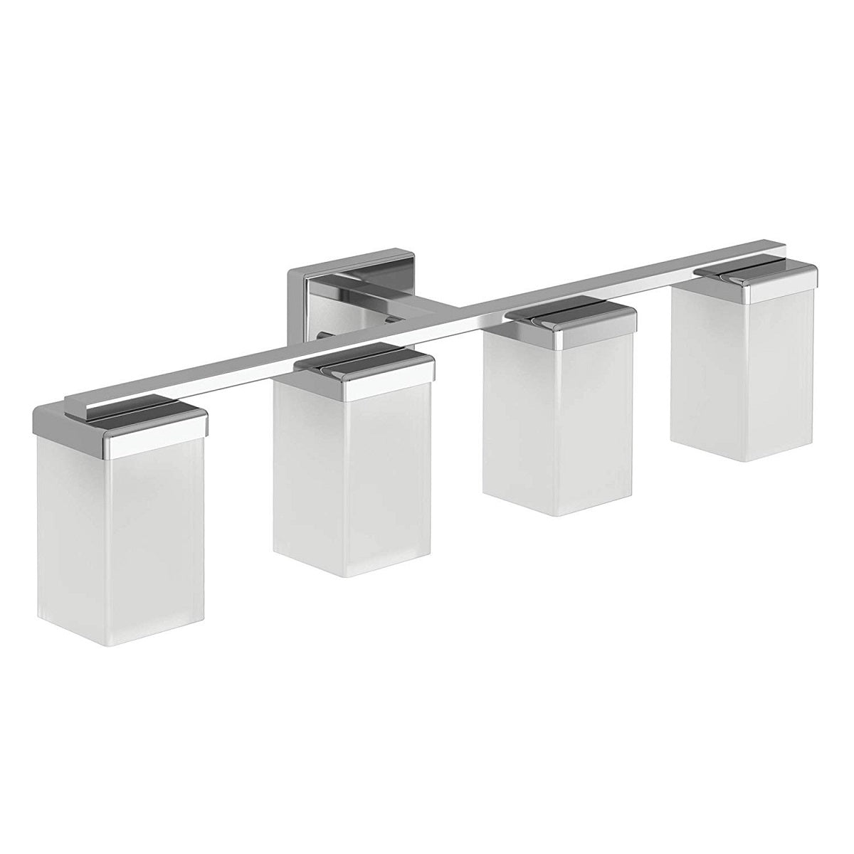 Moen YB8864CH 90 Degree Quadruple Bathroom Vanity Light, Bright Chrome