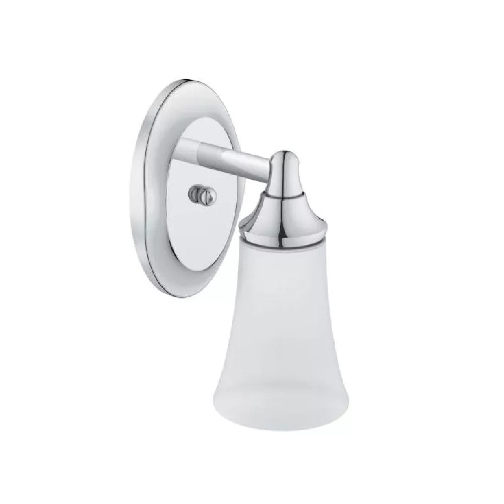 Moen YB2861CH Eva Single Globe Bathroom Vanity Light, Bright Chrome
