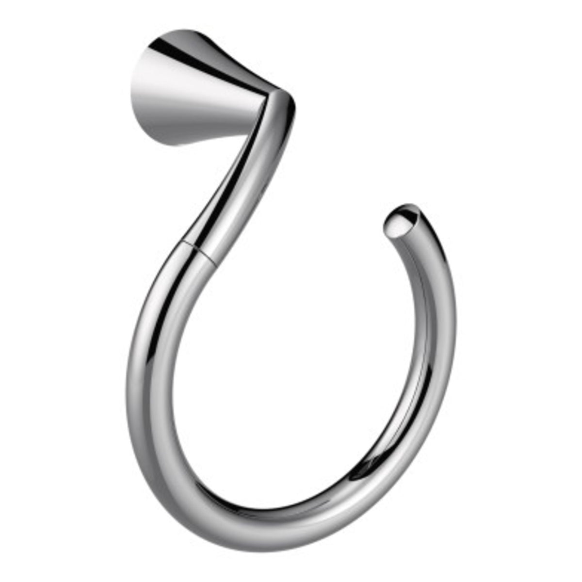 Moen YB2386CH Glyde Towel Ring, Bright Chrome