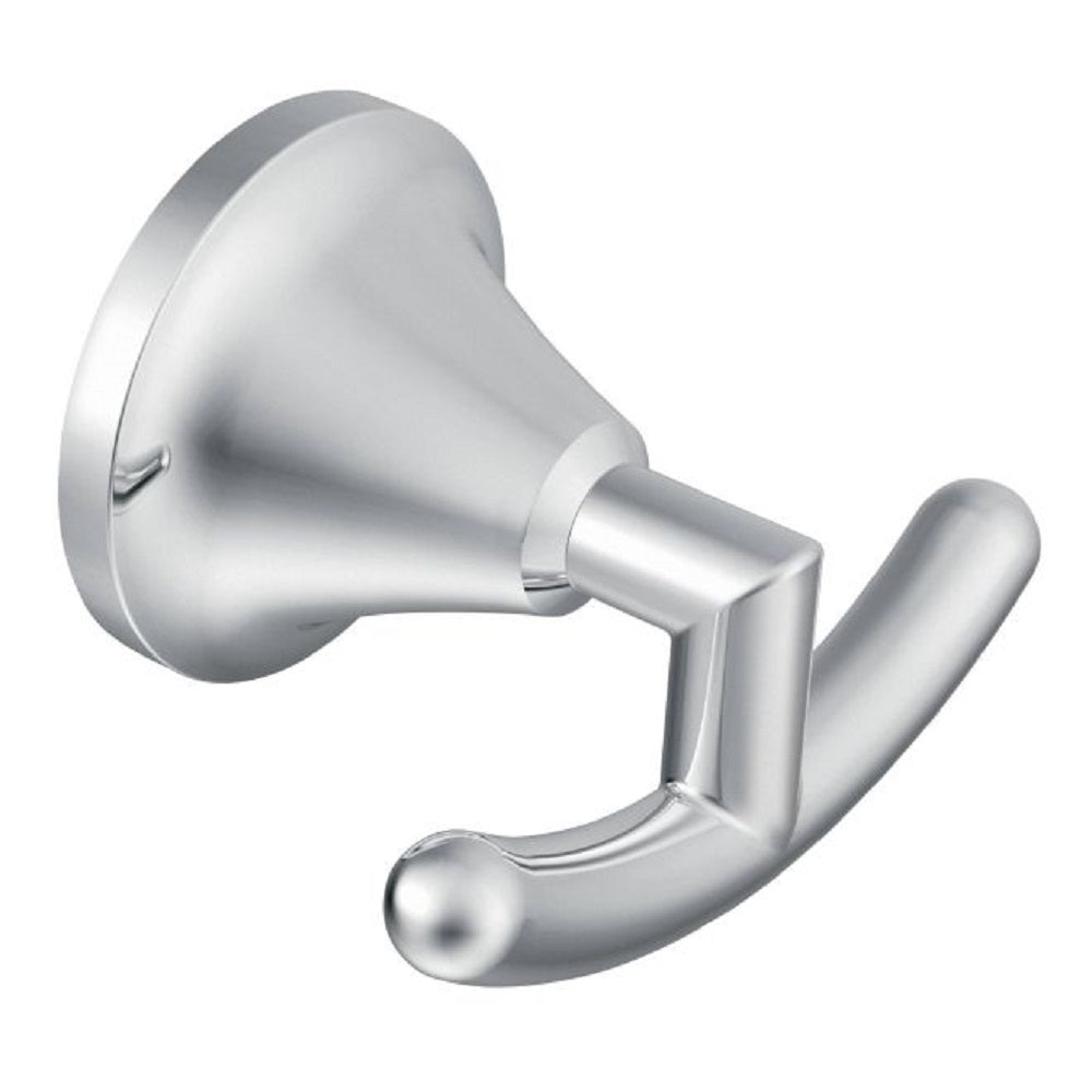 Moen YB5803CH Icon Double Robe Hook, Bright Chrome