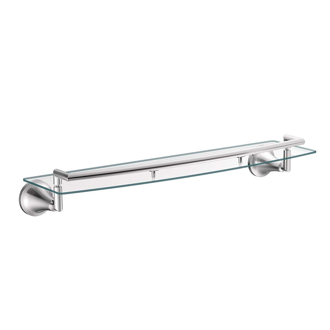 Moen YB5890CH Icon Glass Vanity Shelf, Bright Chrome