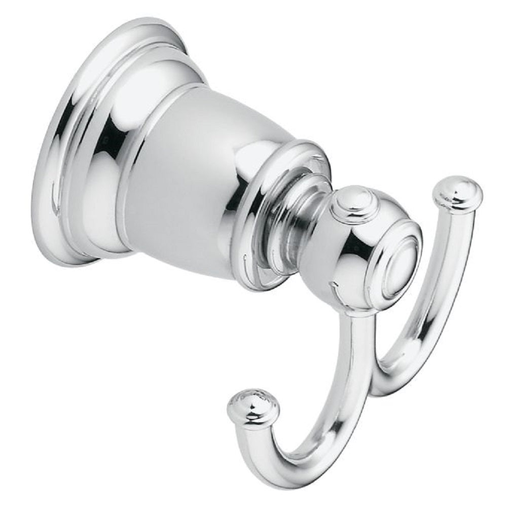 Moen YB5403CH Kingsley Double Robe Hook, Bright Chrome