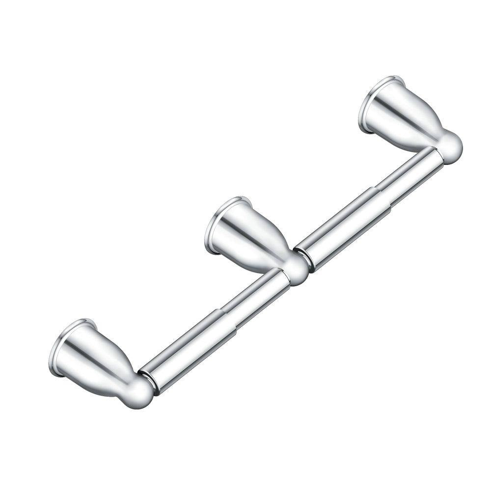 Moen YB8088CH Mason Replacement Double Toilet Paper Roller, Bright Chrome