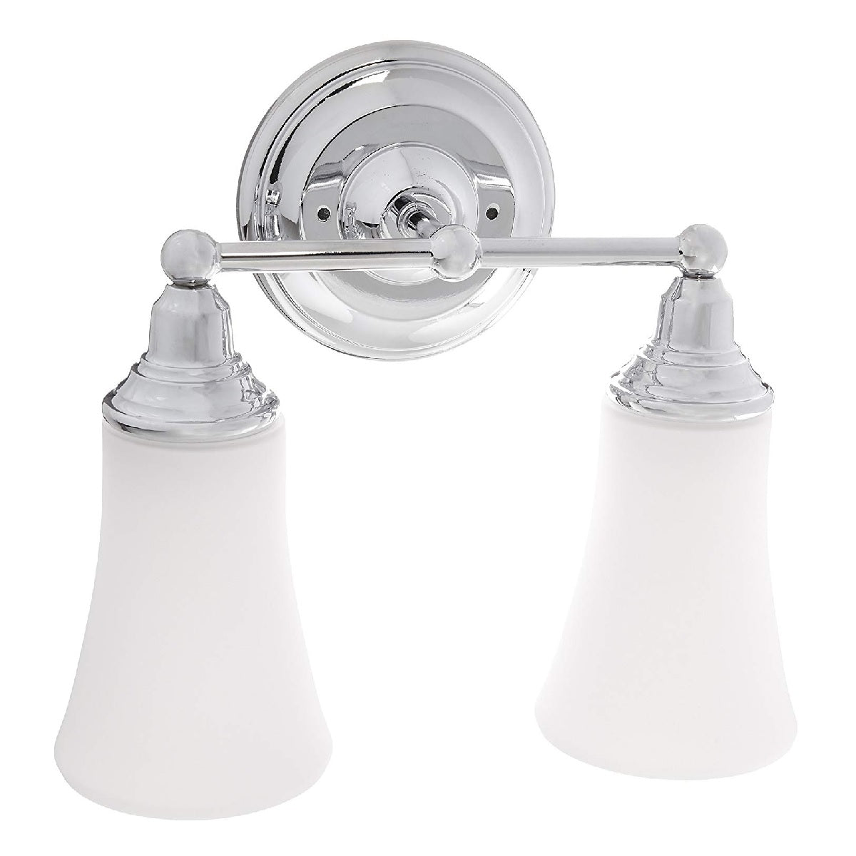 Moen YB8262CH Rothbury Double Bathroom Vanity Light, Bright Chrome