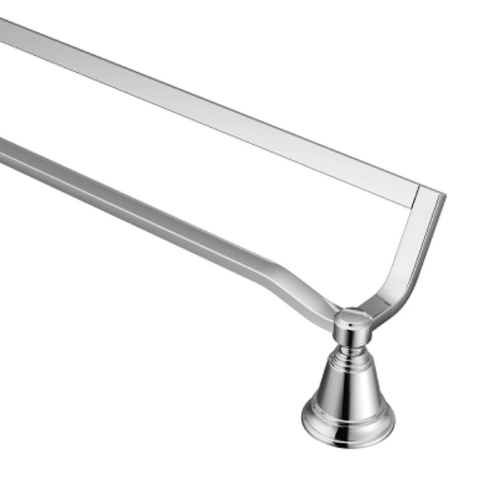 Moen YB8222CH Rothbury Double Towel Bar, Bright Chrome, 24"