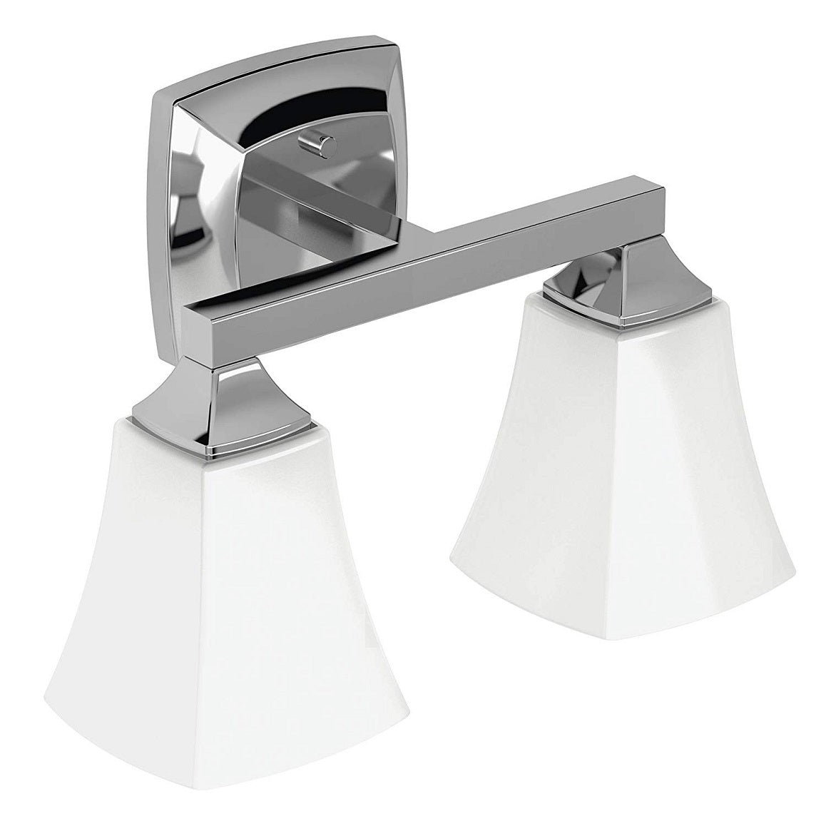 Moen YB5162CH Voss Double Globe Bathroom Vanity Light, Bright Chrome