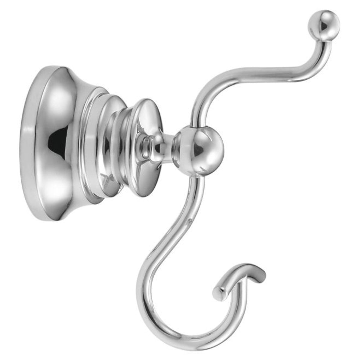 Moen YB9803CH Waterhill Double Robe Hook, Bright Chrome