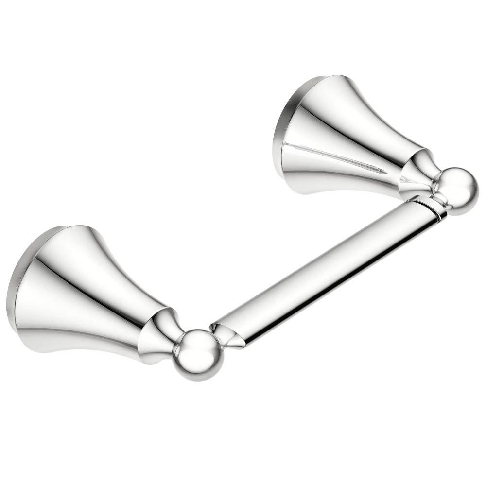 Moen YB5208CH Wynford Pivoting Toilet Paper Holder, Bright Chrome
