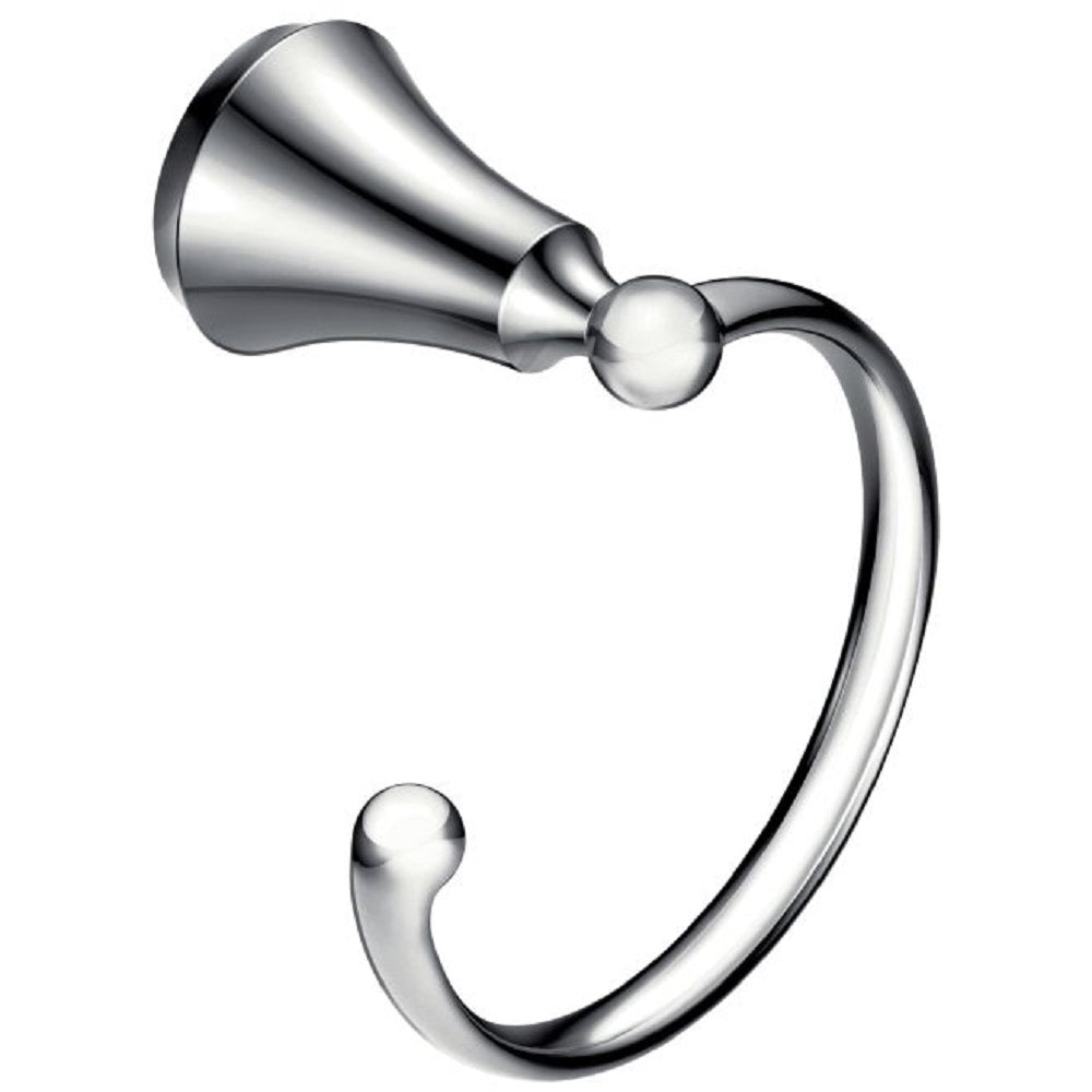 Moen YB5286CH Wynford Towel Ring, Bright Chrome