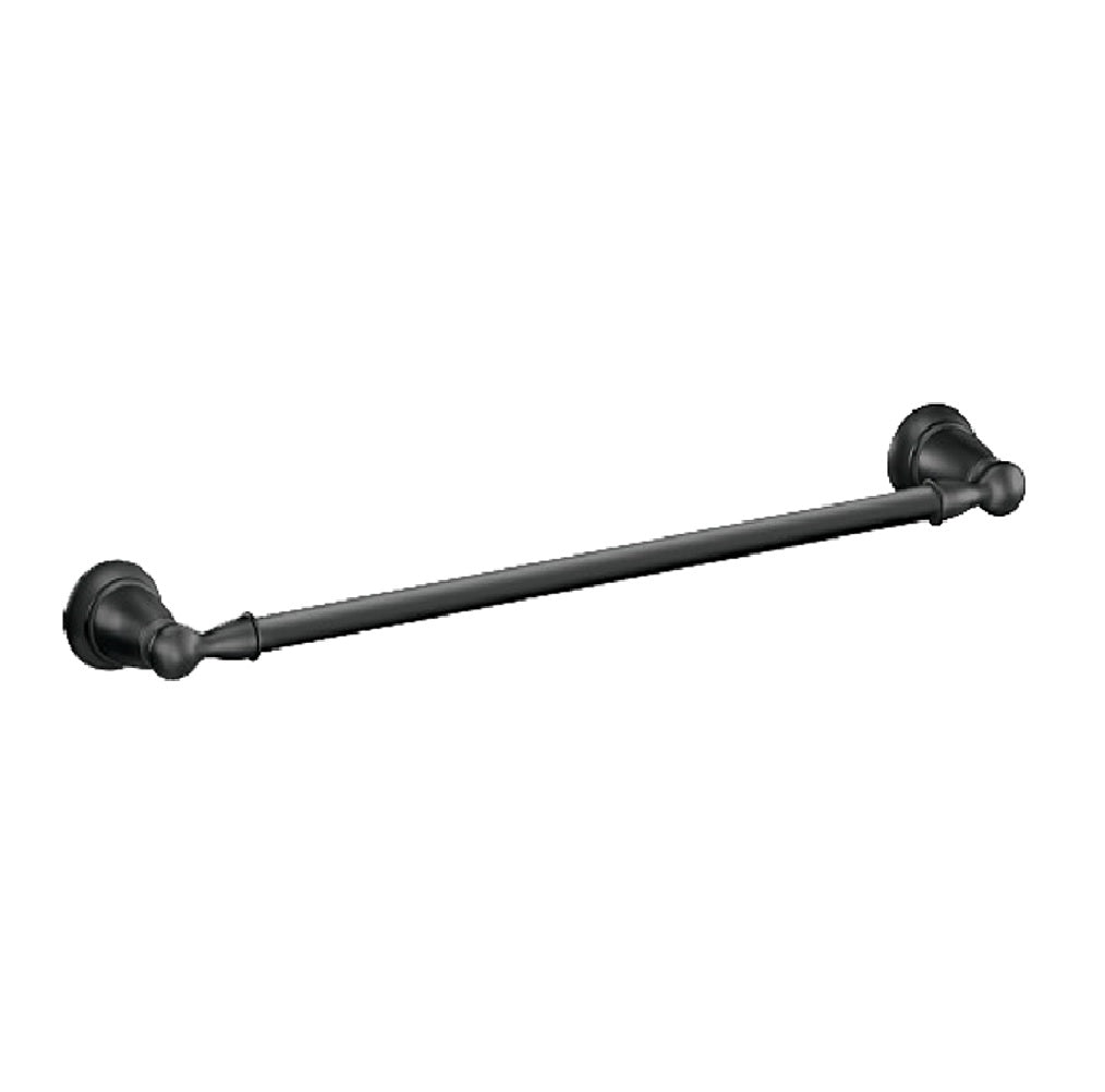 Moen Y2624BL Banbury Towel Bar, Matte Black