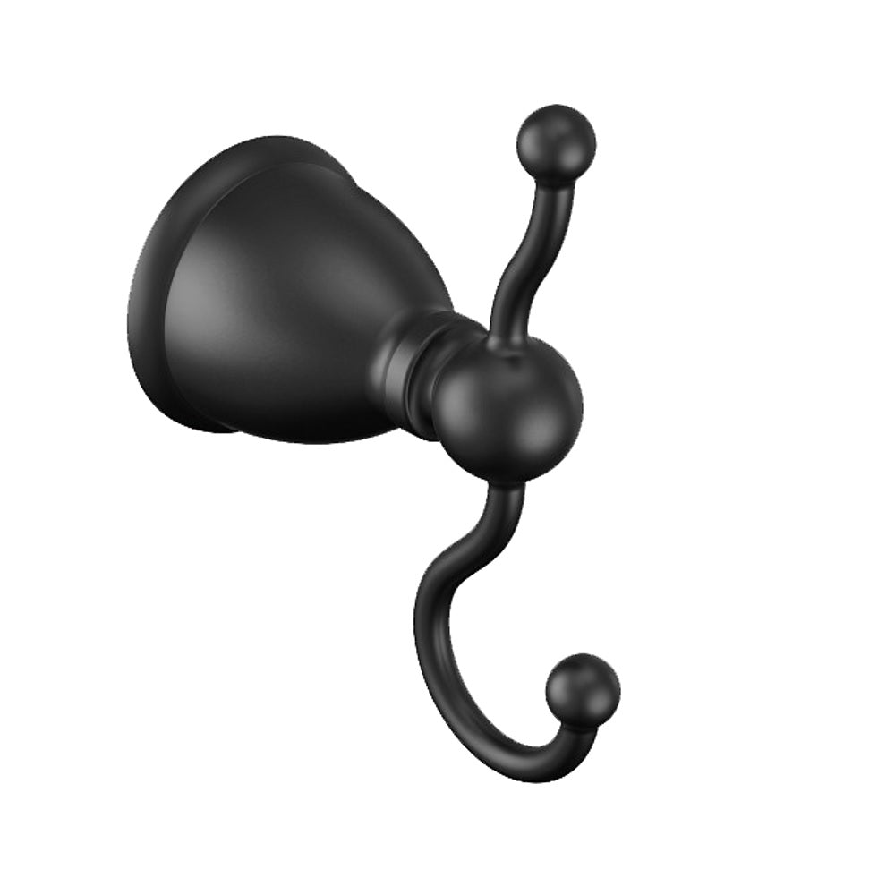Moen Y3103BL Caldwell Robe Hook, Zinc, Matte