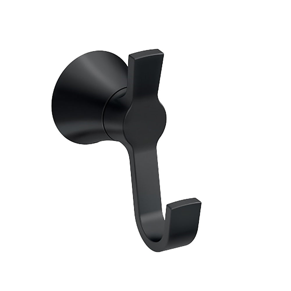 Moen Y0703BL Mikah Robe Hook, Matte Black