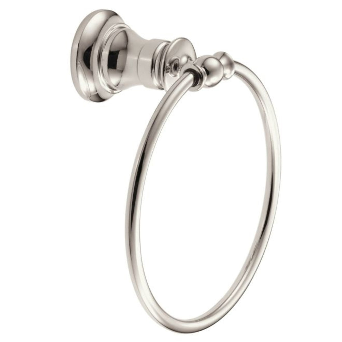 Moen YB9886NL Waterhill Towel Ring, Bright Nickel