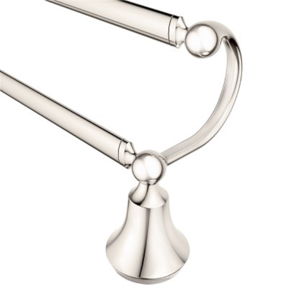 Moen YB5222NL Wynford Double Towel Bar, Bright Nickel, 24"