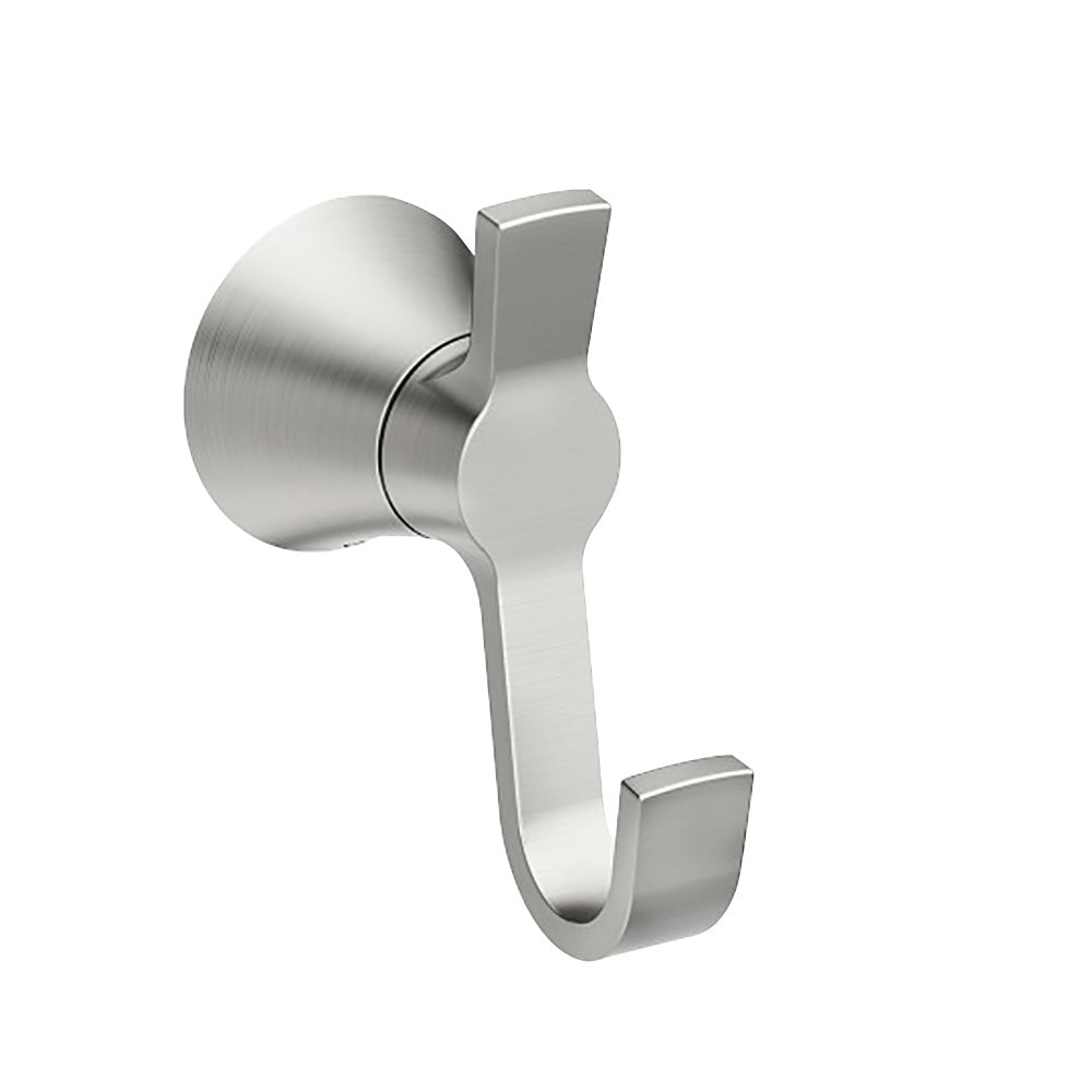 Moen Y0703BN Mikah Robe Hook, Zinc, Brushed Nickel