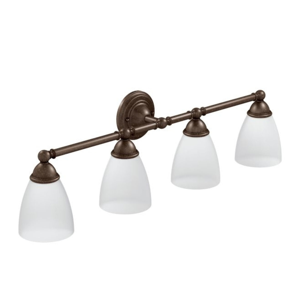 Moen YB2264ORB Brantford Quadruple Globe Bath Light, Oil Rubbed Bronze