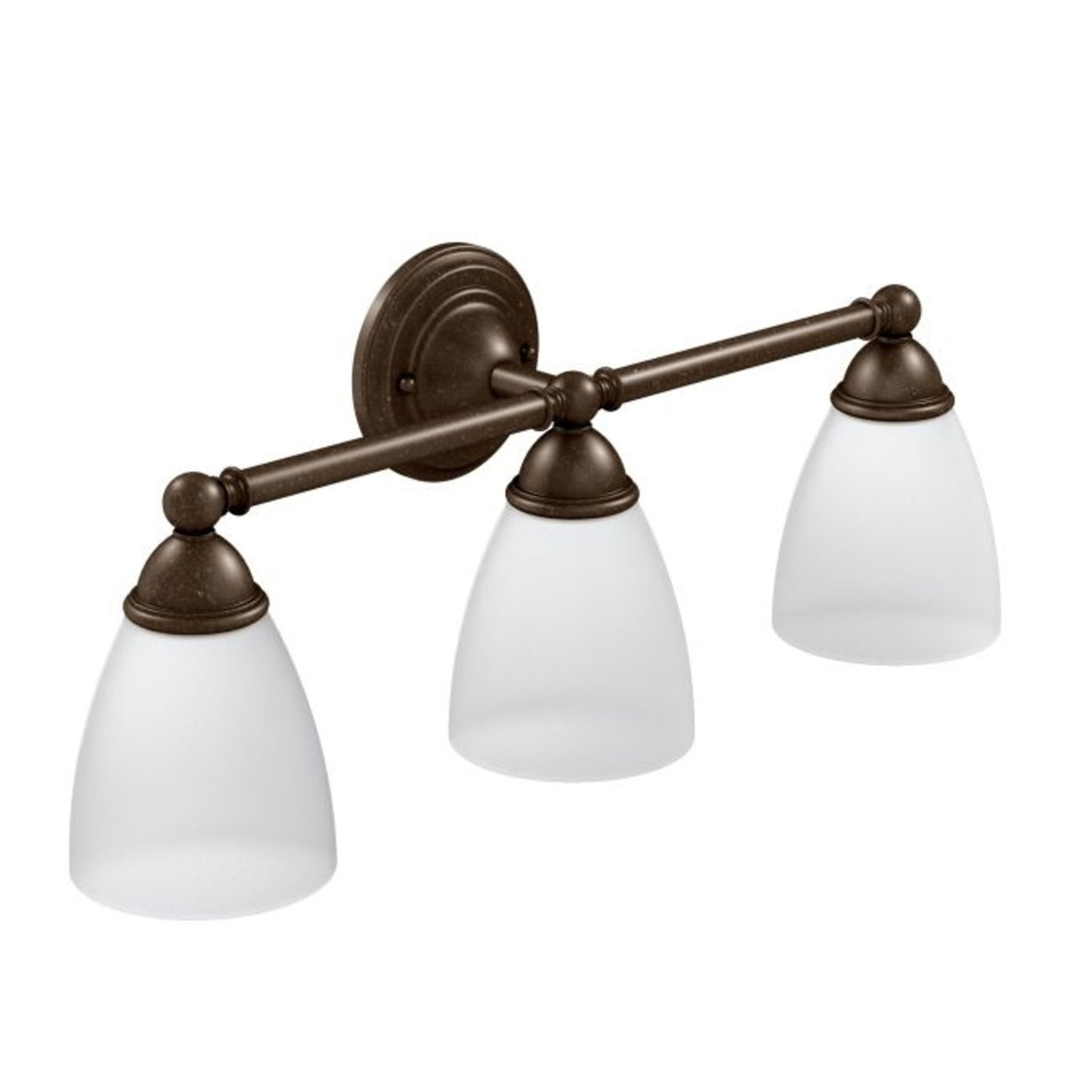 Moen YB2263ORB Brantford Triple Globe Bath Light, Oil Rubbed Bronze