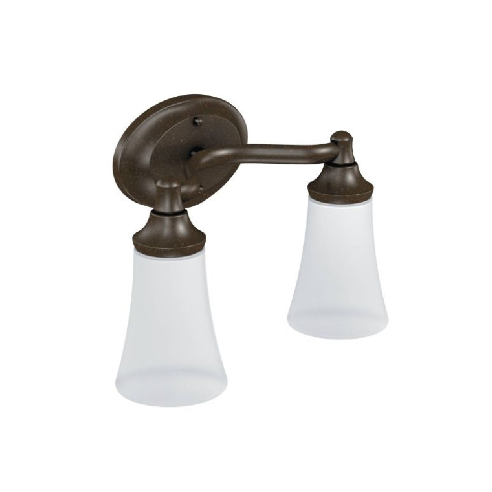 Moen YB2862ORB Eva Double Globe Bathroom Vanity Light, Oil Rubbed Bronze