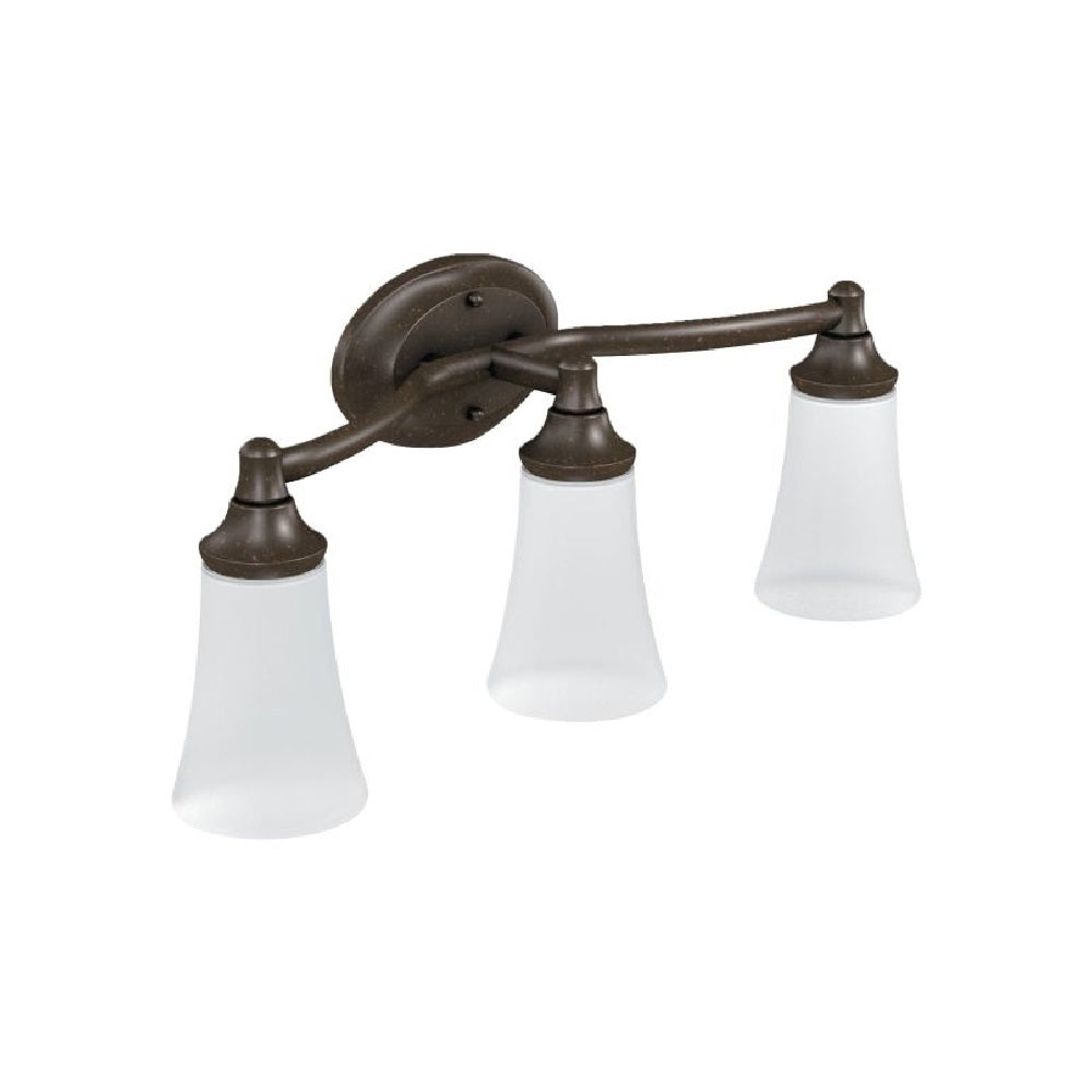 Moen YB2863ORB Eva Triple Globe Bathroom Vanity Light, Oil Rubbed Bronze