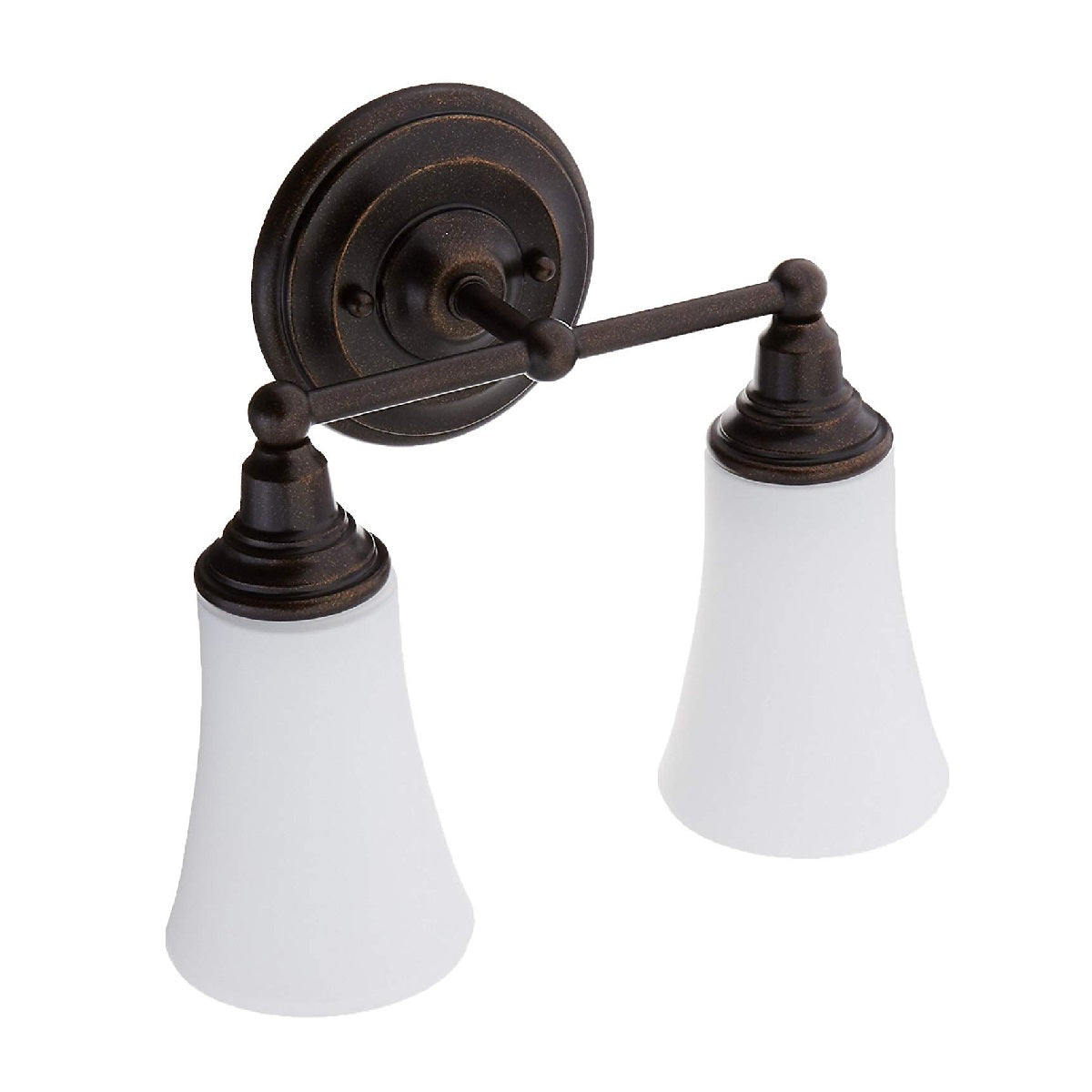 Moen YB8262ORB Rothbury Double Bathroom Vanity Light, Oil Rubbed Bronze