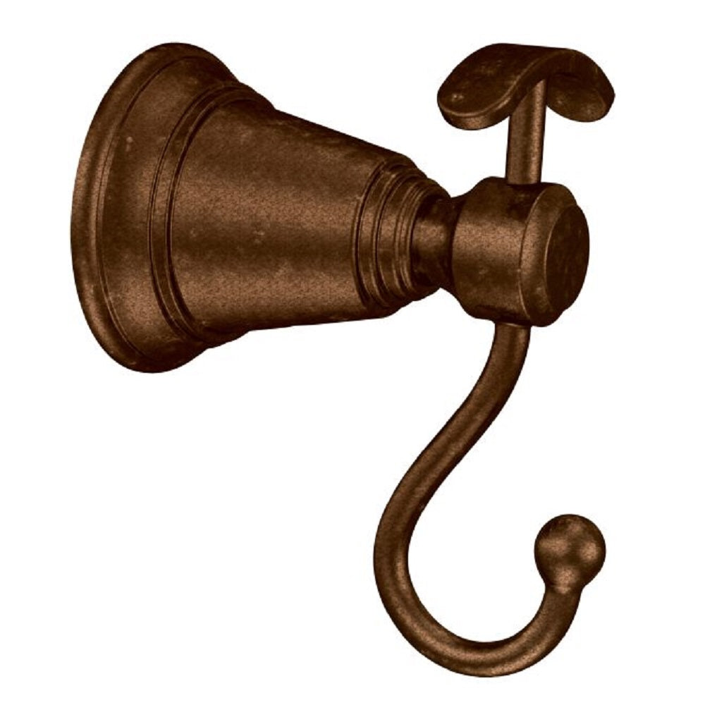 Moen YB8203ORB Rothbury Double Robe Hook, Oil Rubbed Bronze