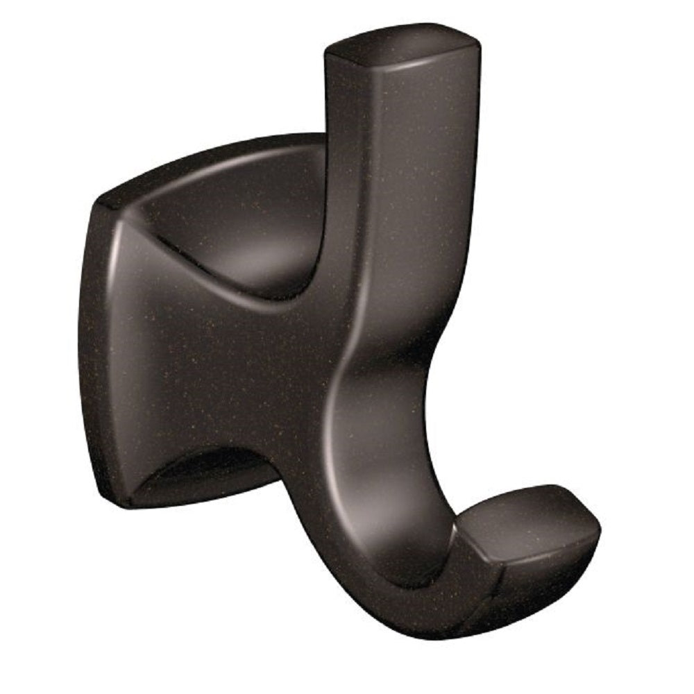 Moen YB5103ORB Voss Double Robe Hook, Oil Rubbed Bronze