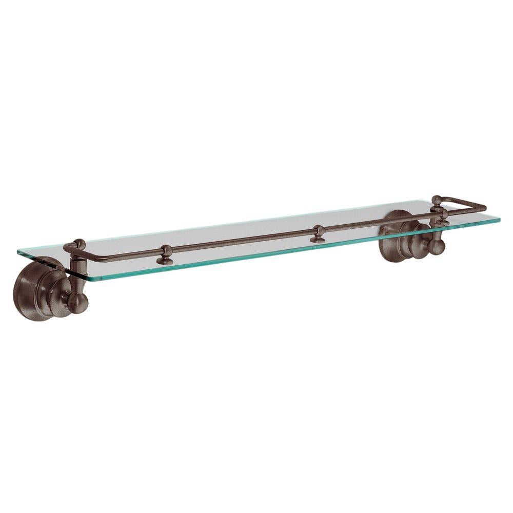 Moen YB9899ORB Waterhill Glass Vanity Shelf, Oil Rubbed Bronze