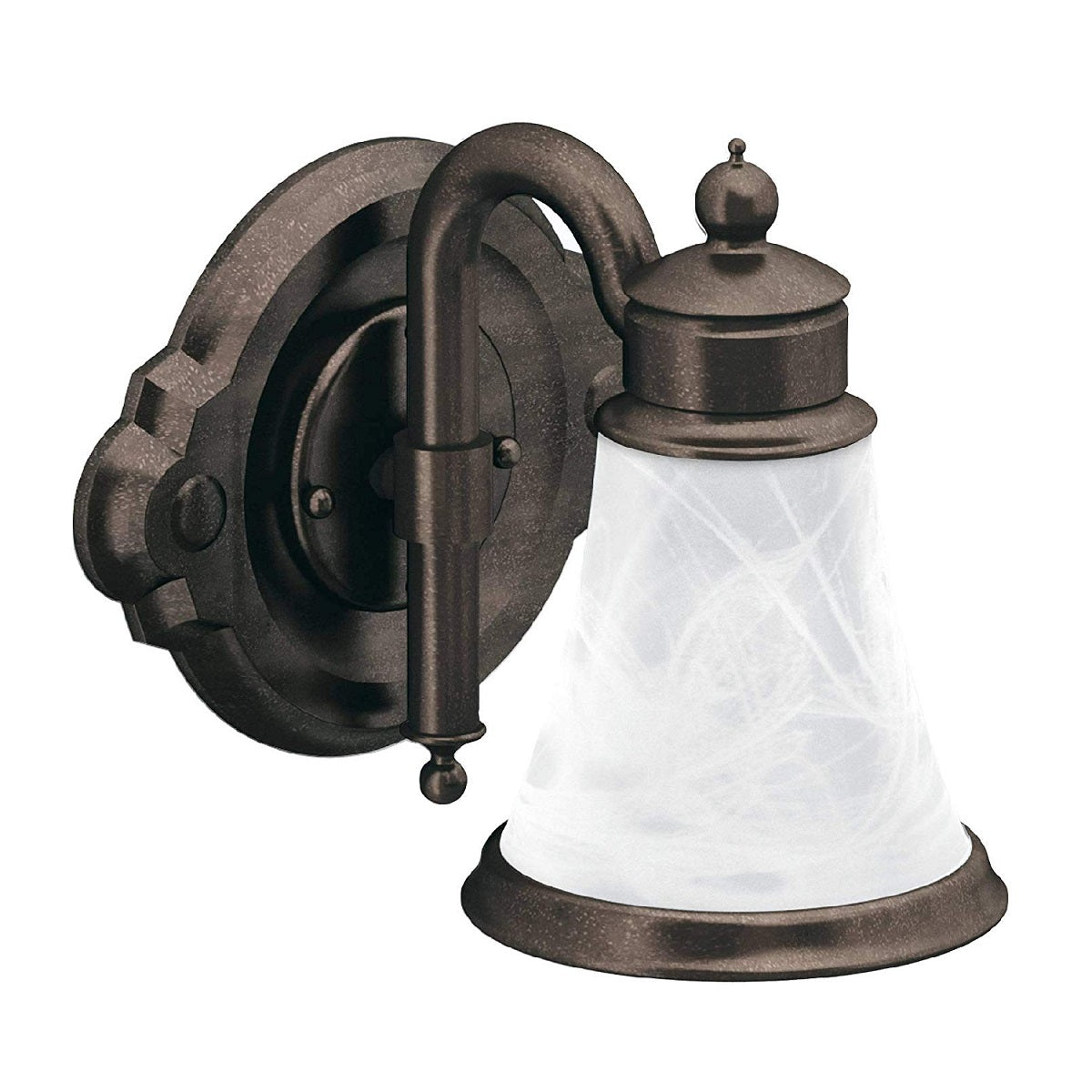 Moen YB9861ORB Waterhill Single Bathroom Vanity Light, Oil Rubbed Bronze