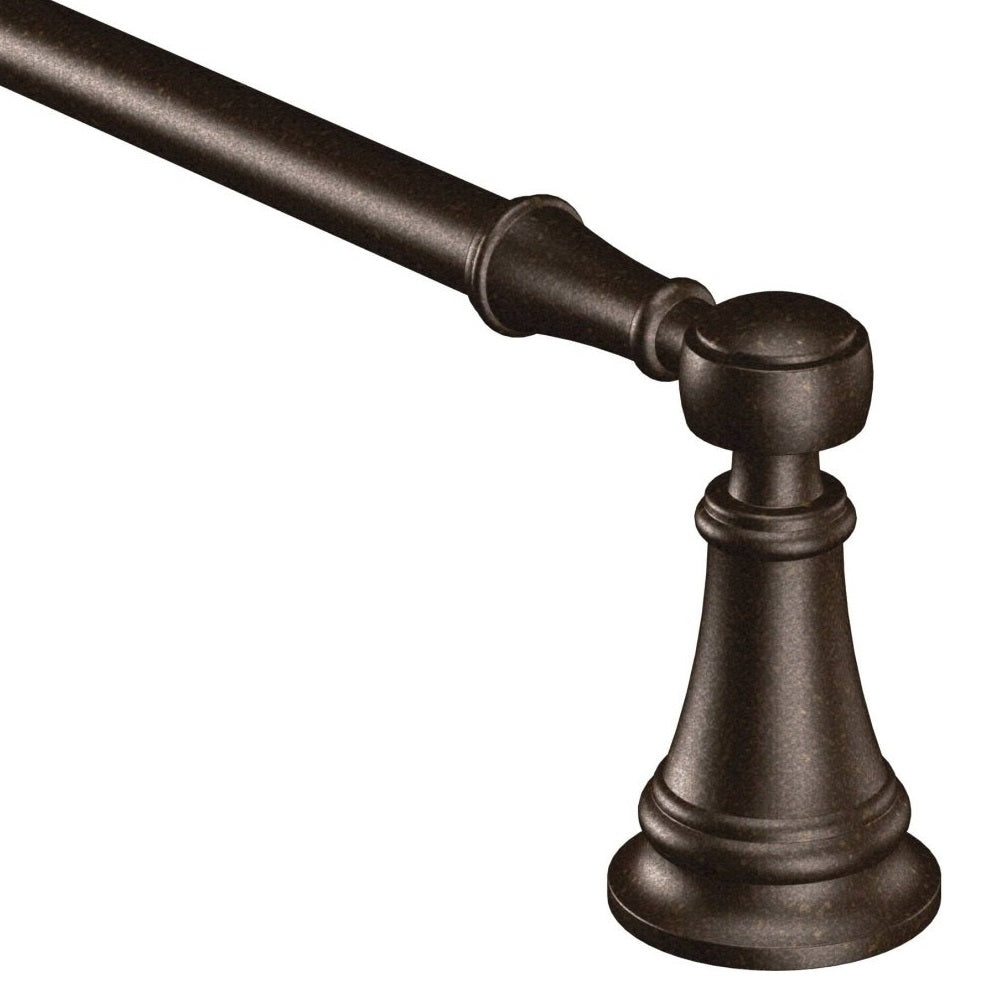 Moen YB8424ORB Weymouth Towel Bar, 24", Oil Rubbed Bronze