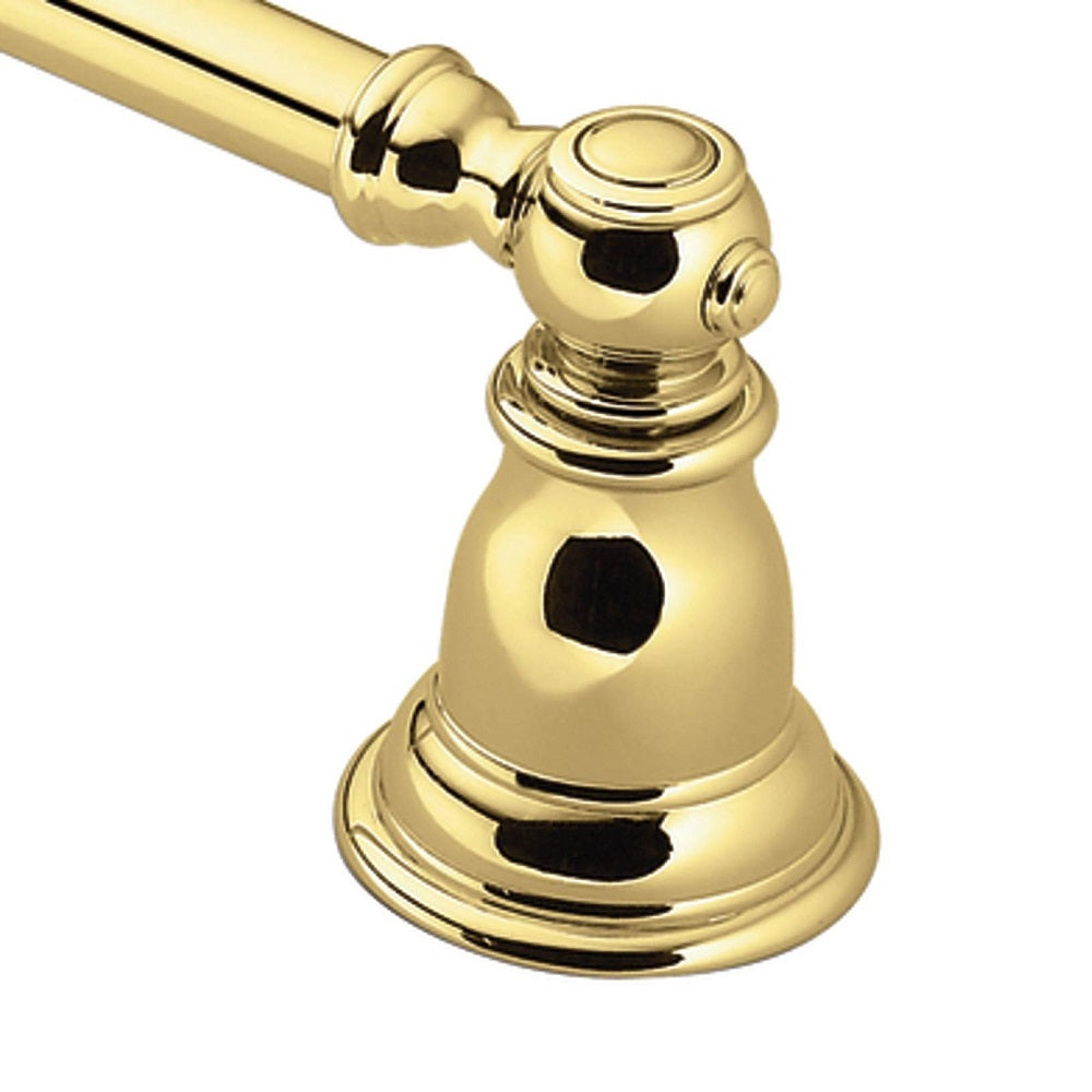 Moen YB5424PB Kingsley Towel Bar, 24", Polished Brass