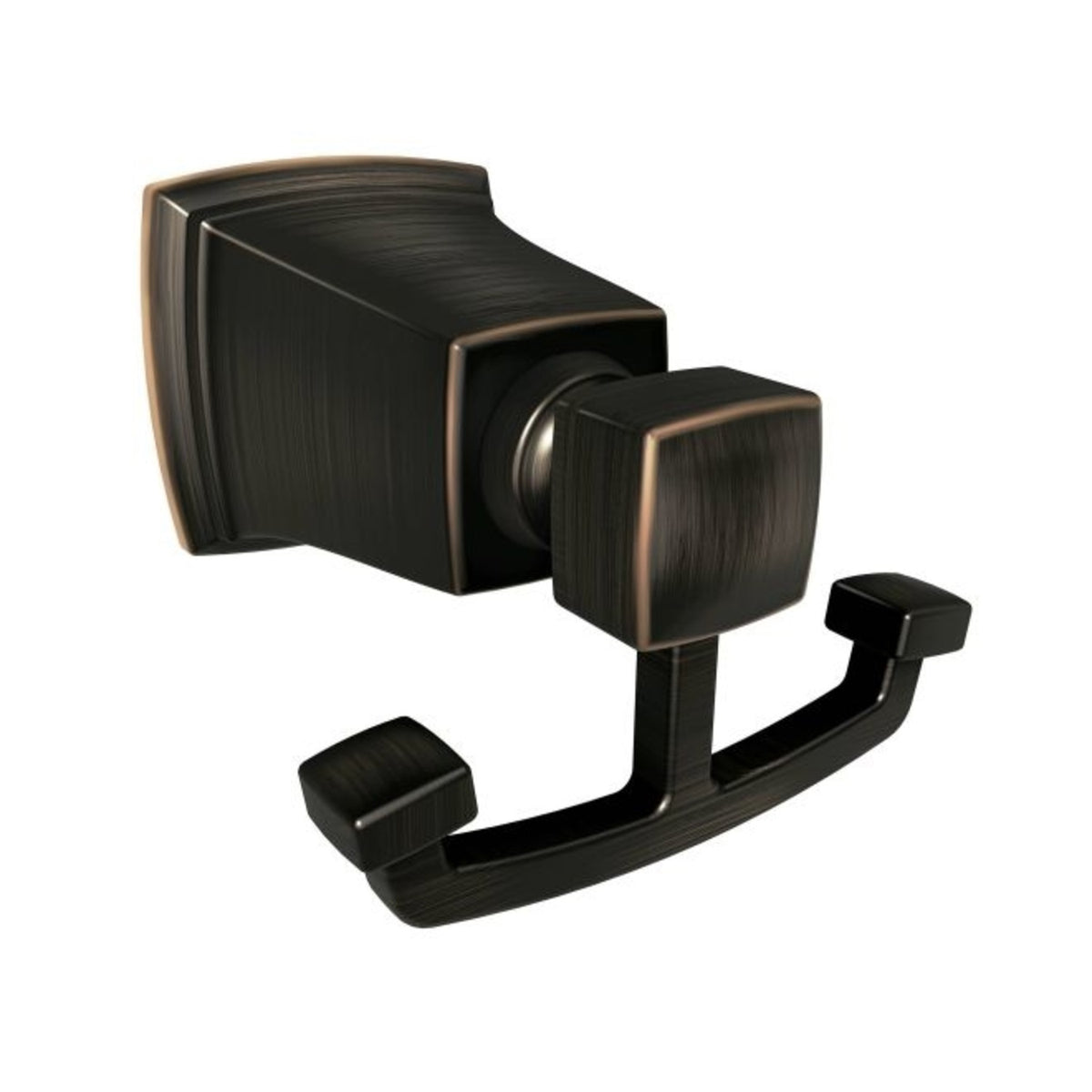 Moen Y3203BRB Boardwalk Double Robe Hook, Mediterranean Bronze