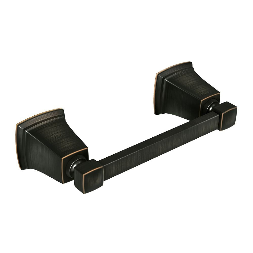 Moen Y3208BRB Boardwalk Pivoting Toilet Paper Holder, Mediterranean Bronze