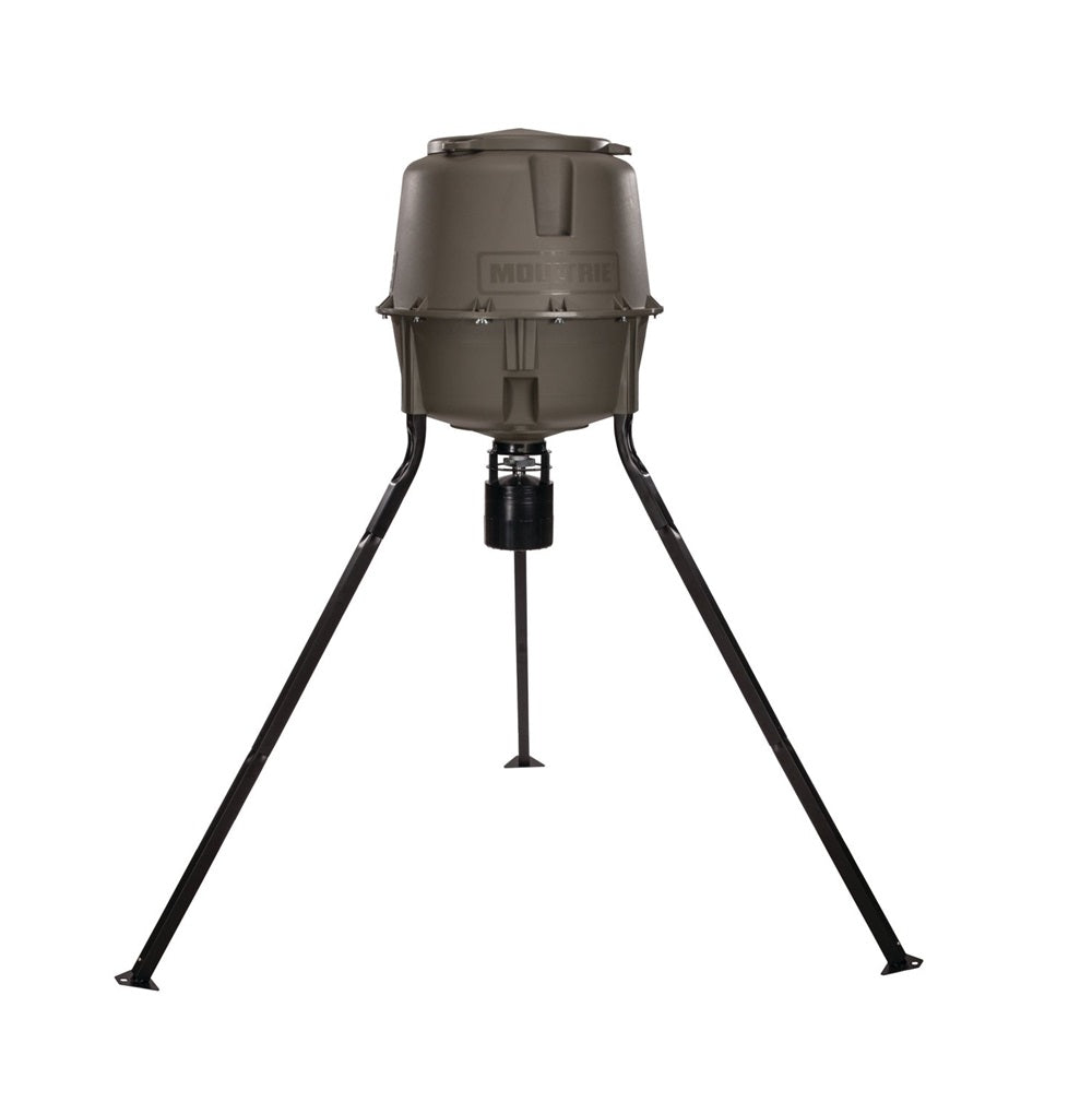 Moultrie MFG-13449 Elite Tripod Deer Feeder, Metal/Plastic, Green