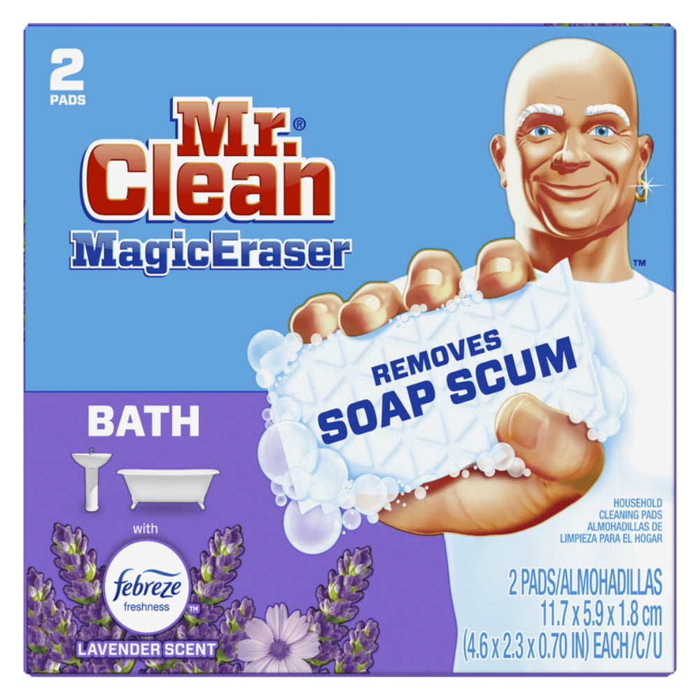Mr. Clean 52054 Magic Eraser Bath Sponge Scrubber, White