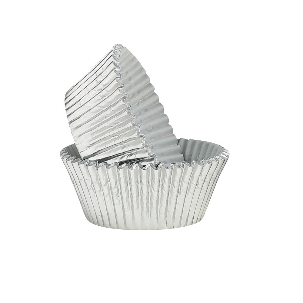 Mrs. Anderson's 1654 Baking Regular Foil Baking Cups, Silver