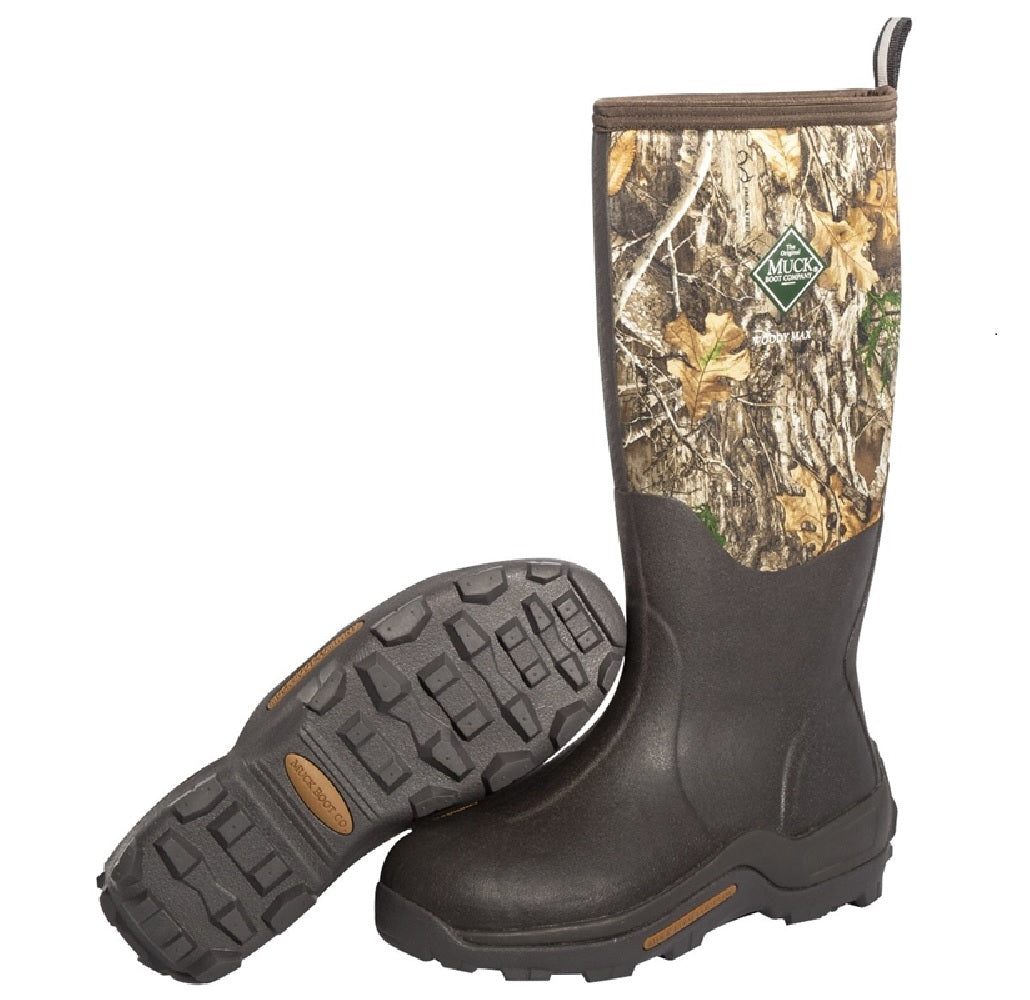 The Original Muck Boot WDM-RTE-RTR-070 Woody Max Waterproof Rubber Hunting Boots, Size 7