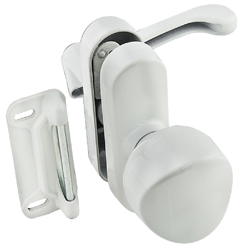 National Hardware N262-162 Knob Latch, White