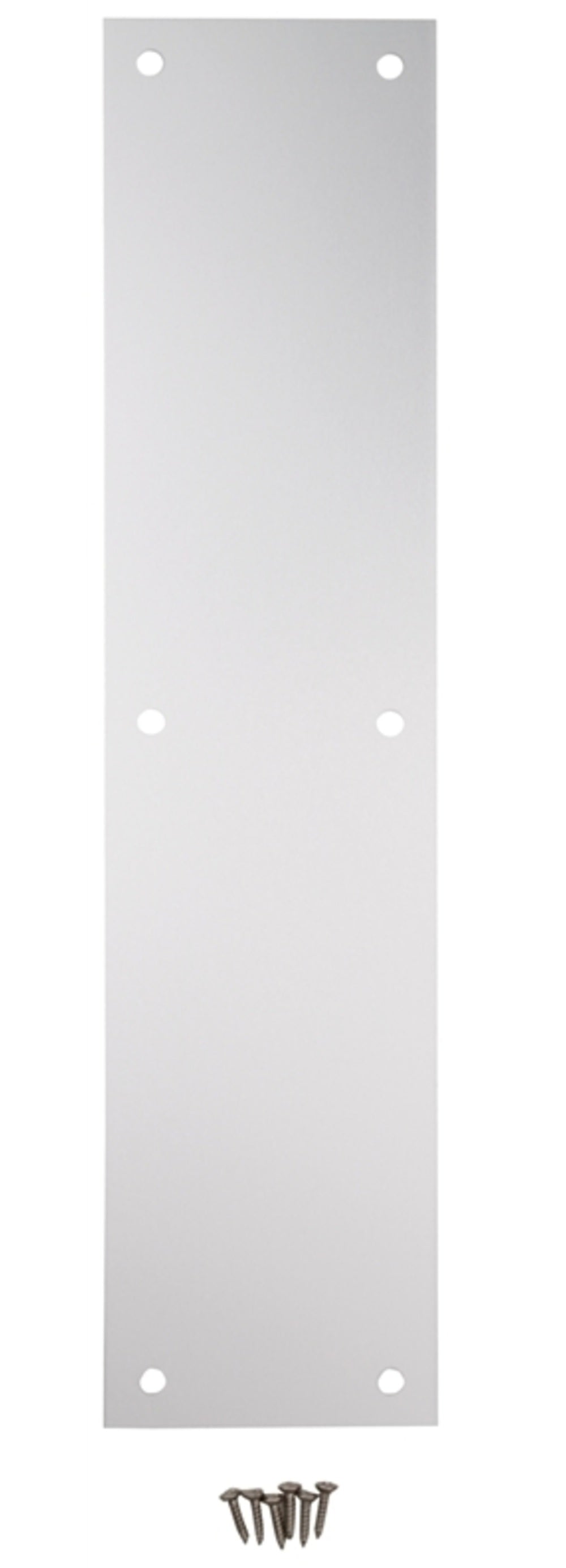 National Hardware N270-504 Push Plate, Satin Nickel
