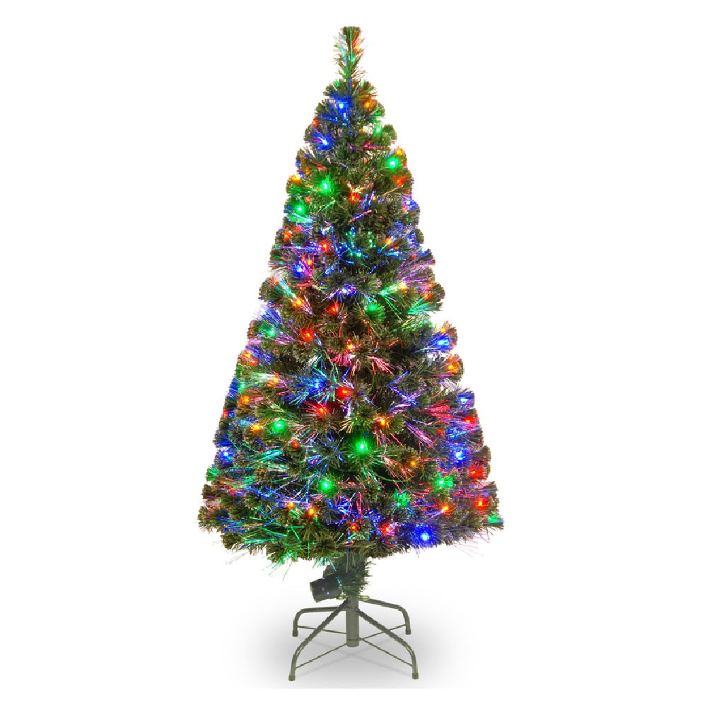 National Tree SZE7-147-60 Christmas Evergreen Fiber Optic Tree, 5 Feet