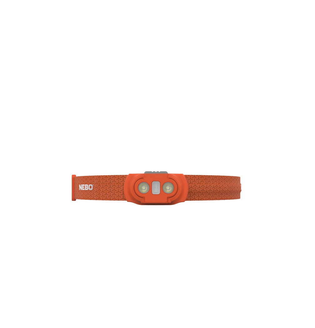 Nebo NEB-HLP-0006 Einstein LED Head Lamp, Orange, 500 Lumens