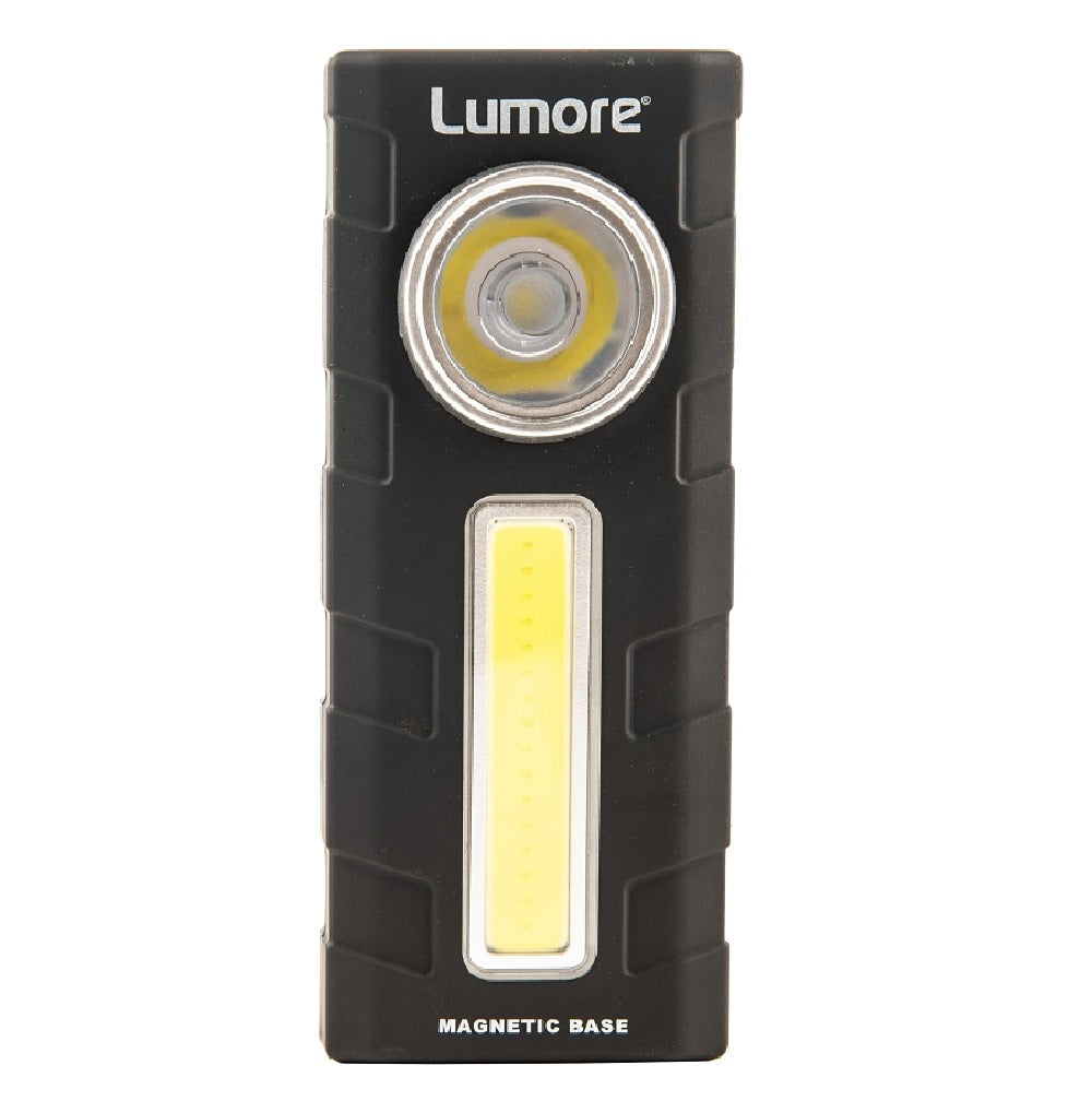Nebo 6883 2-in-1 Work Light with Magnetic Clip Hook, Black
