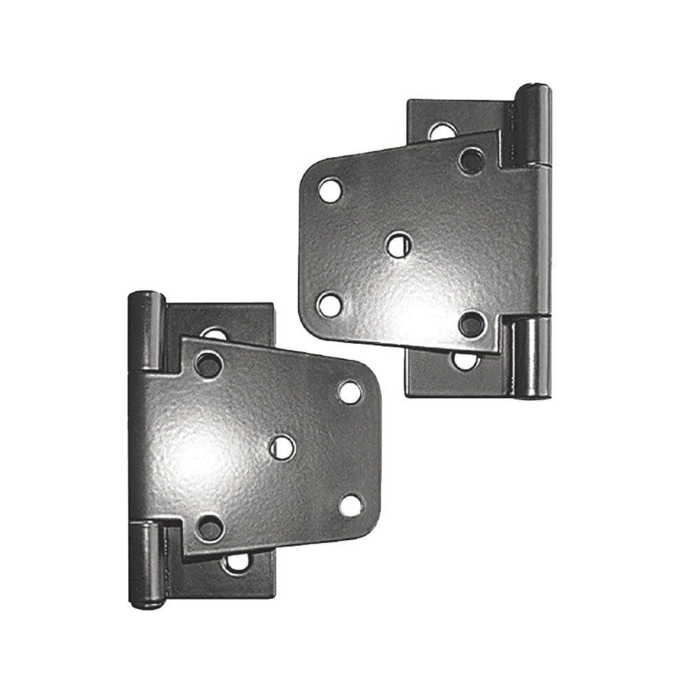 Nuvo Iron TH4BLK Gate Hinge, Black, Aluminum/Steel