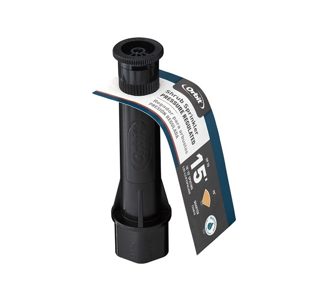 Orbit 54273 Shrub Head Sprinkler, Plastic, 1 to 10 feet