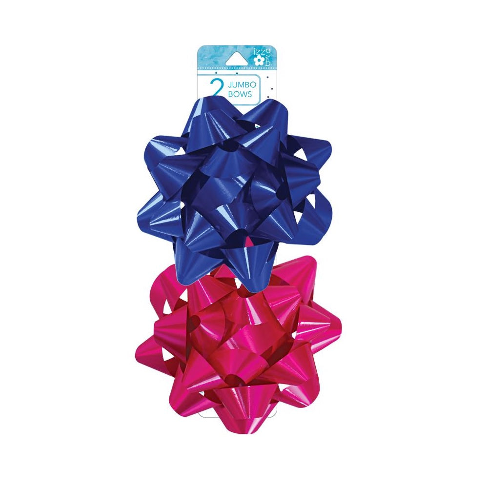 Paper Images EDBOW2J-03 Izzy Ob Christmas Jumbo Bows, Assorted Color