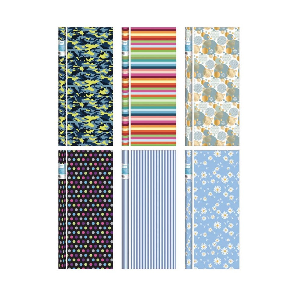 Paper Images EW2030A2 General Christmas Gift Wrap, Assorted Color