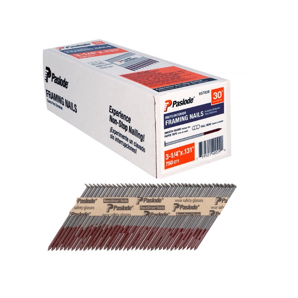 Paslode 657839 Framing Nails, 3-1/4 Inch, Silver
