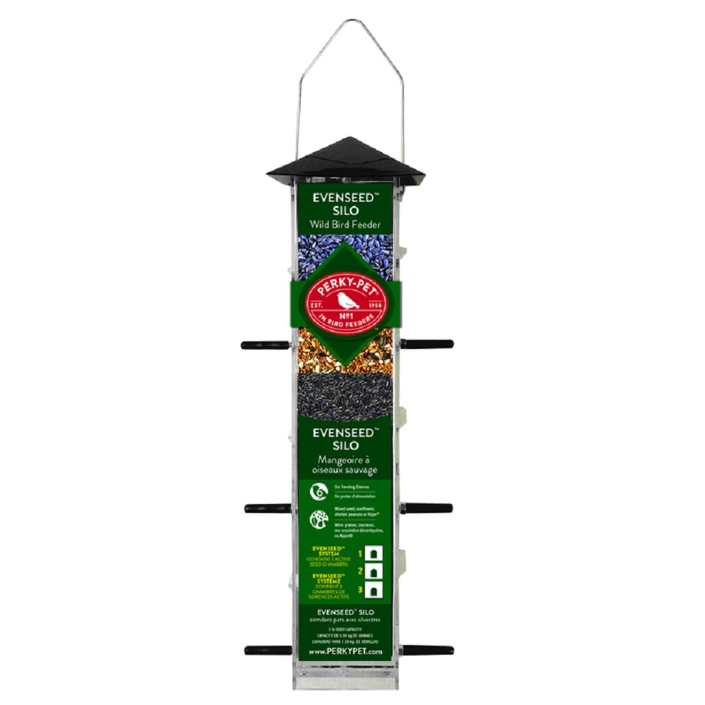 Perky-Pet 112 Wild Bird Feeder, Plastic, 48 Oz