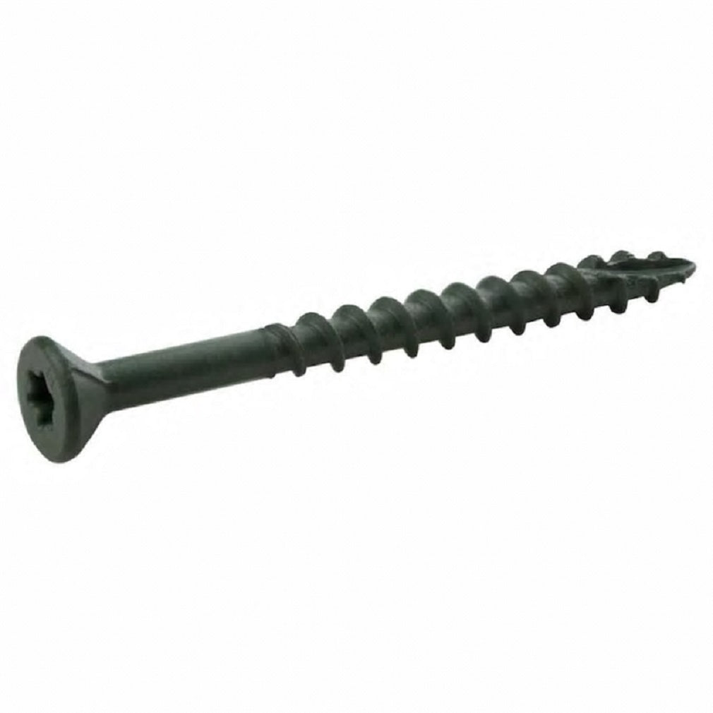 PrimeGuard Plus L3ST1 Star Deck Screws, Steel, Green, 3 Inch